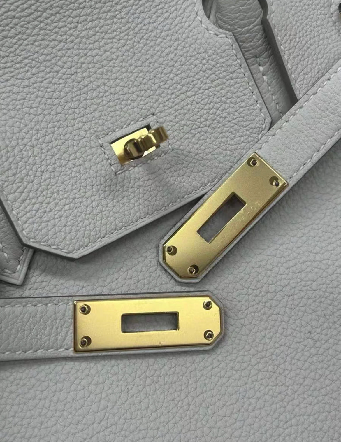 Hermes Birkin 30 Béton Togo leather Gold Hardware