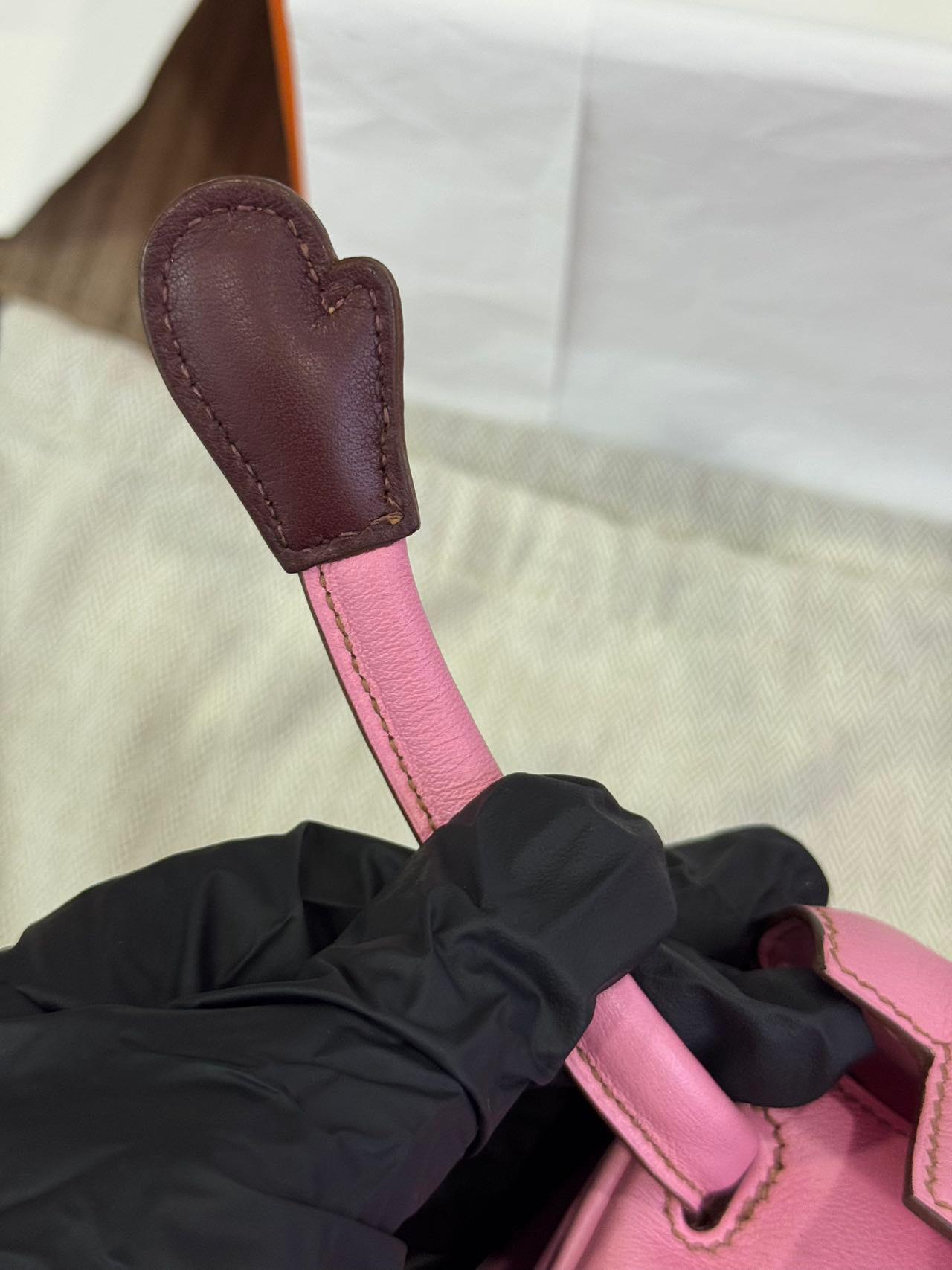 Rare Hermès Kelly Doll Pink Bubblegum Swift Leather Palladium Hardware