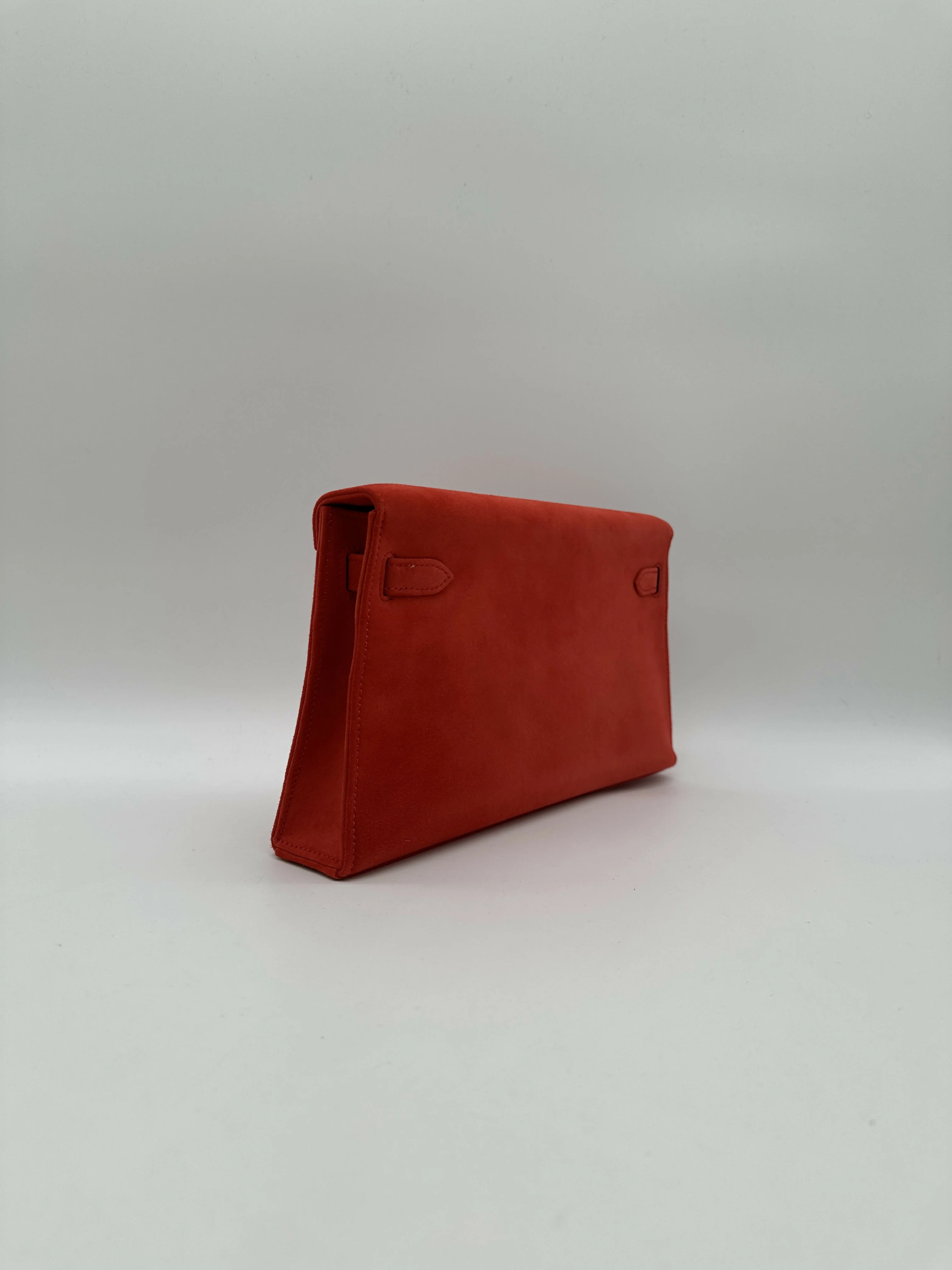 Hermès Kelly Elan Doblis Capucine Suede PHW W 2025