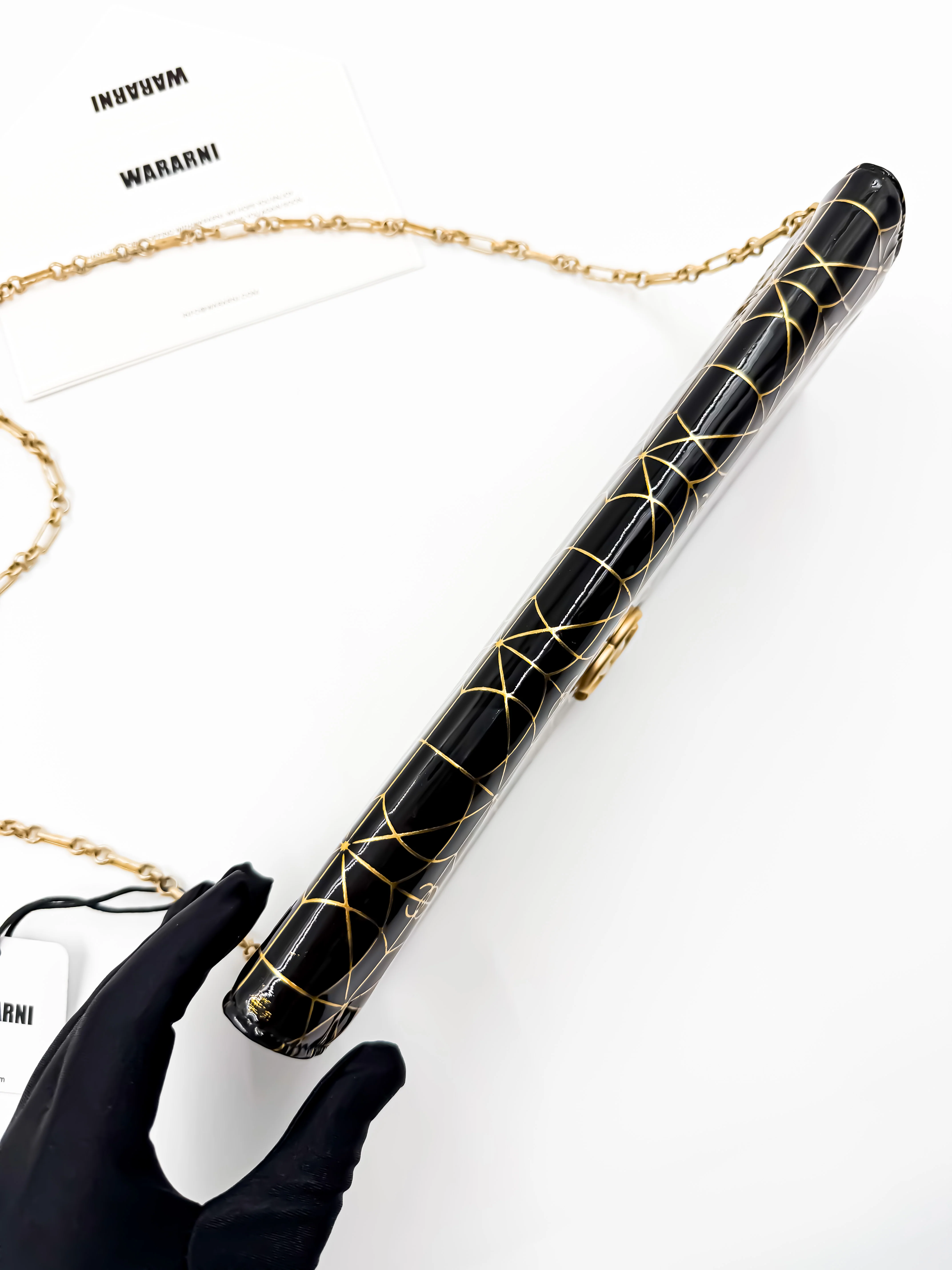 Chanel Pre Fall 2009 Paris Moscow Matryoshka Black Gold evening bag