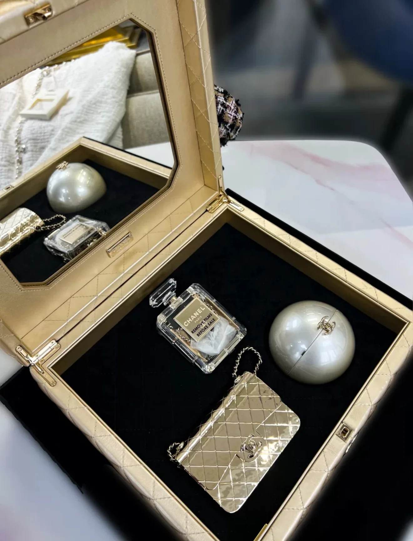 Chanel 22P “Success Story” Set of 3 Mini Minaudières — Limited Edition Collector’s Set