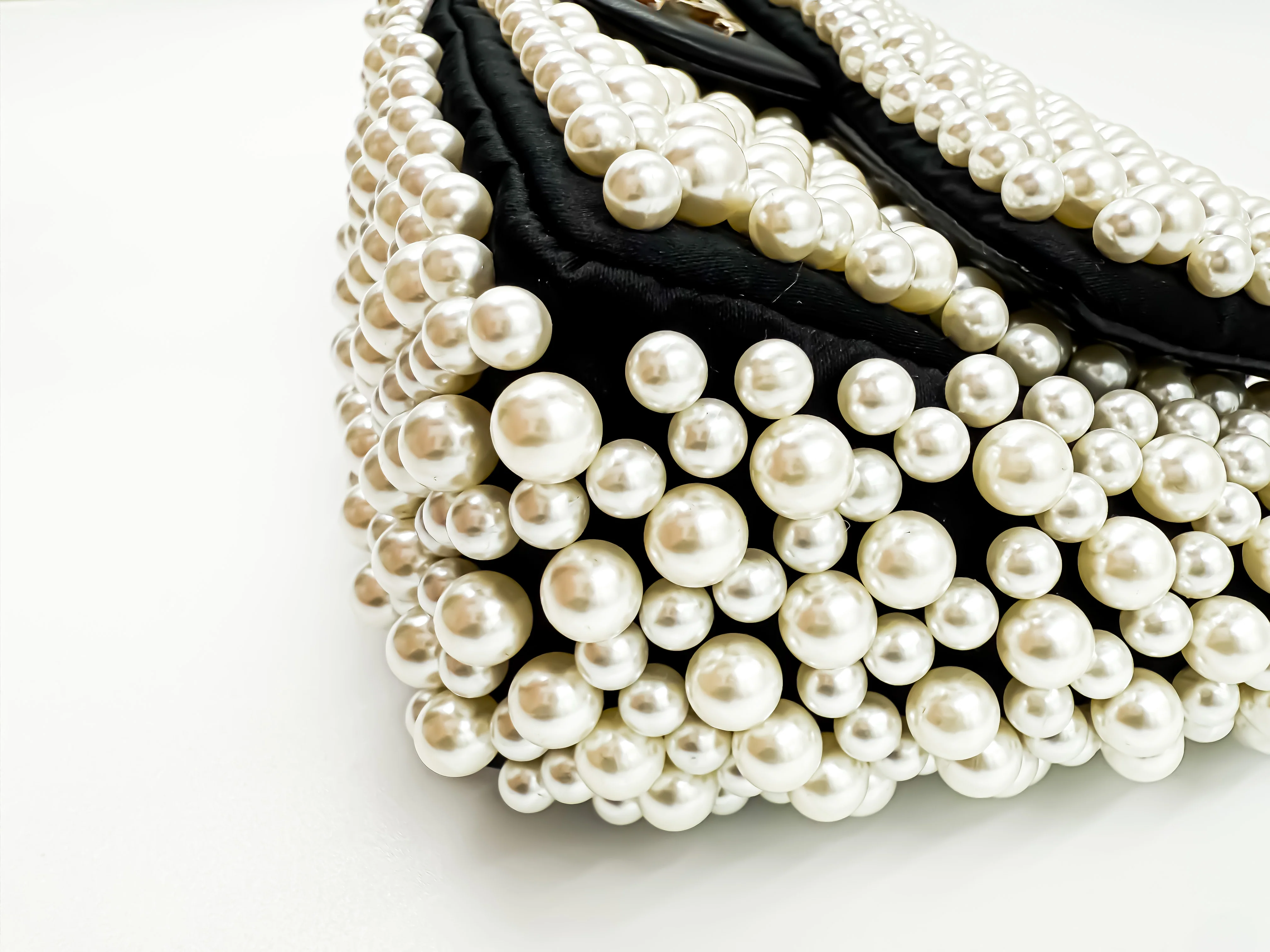 Chanel 19S Pearl-Embellished Mini Rectangular Flap Bag