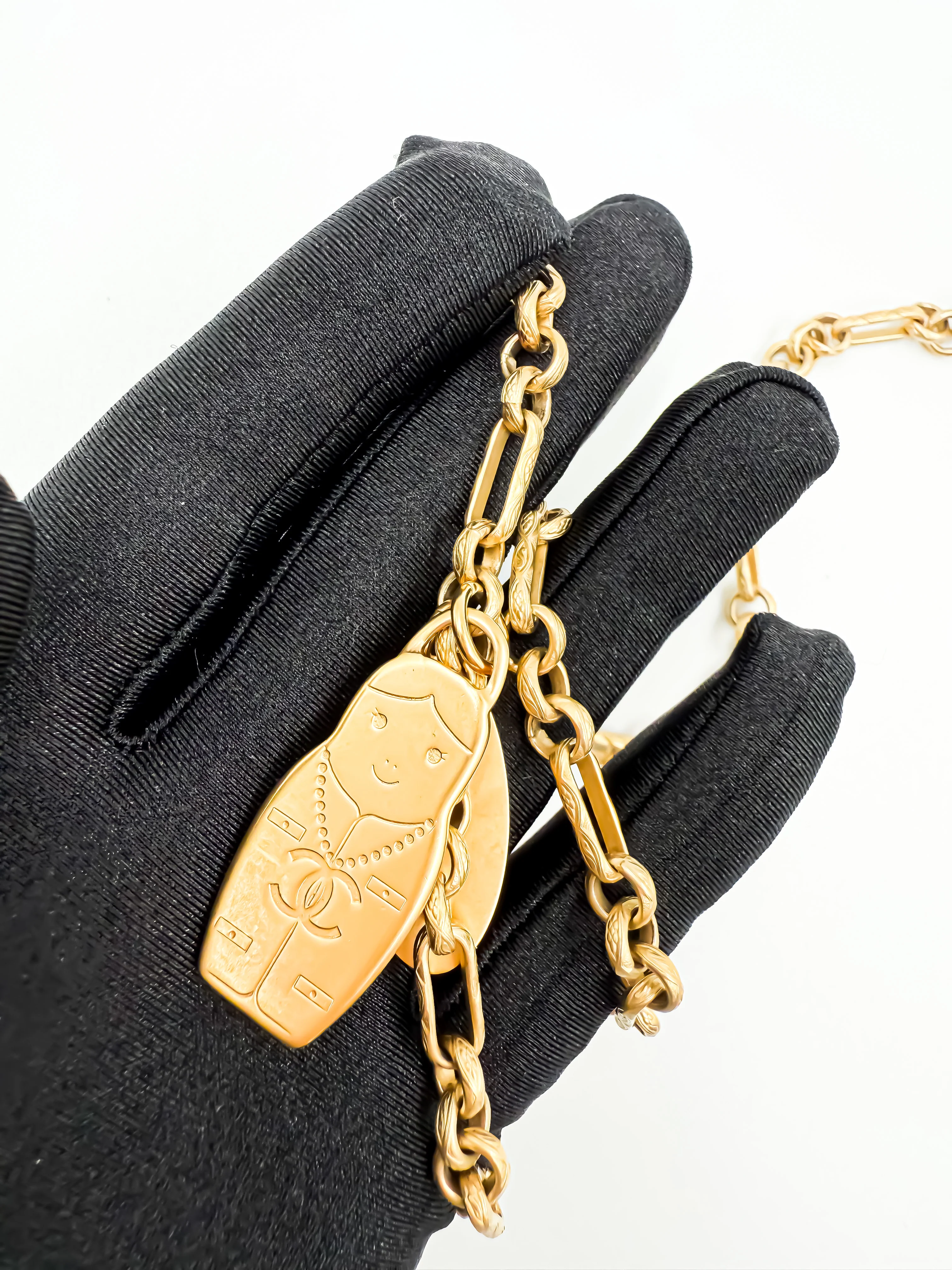 Chanel Pre Fall 2009 Paris Moscow Matryoshka Black Gold evening bag