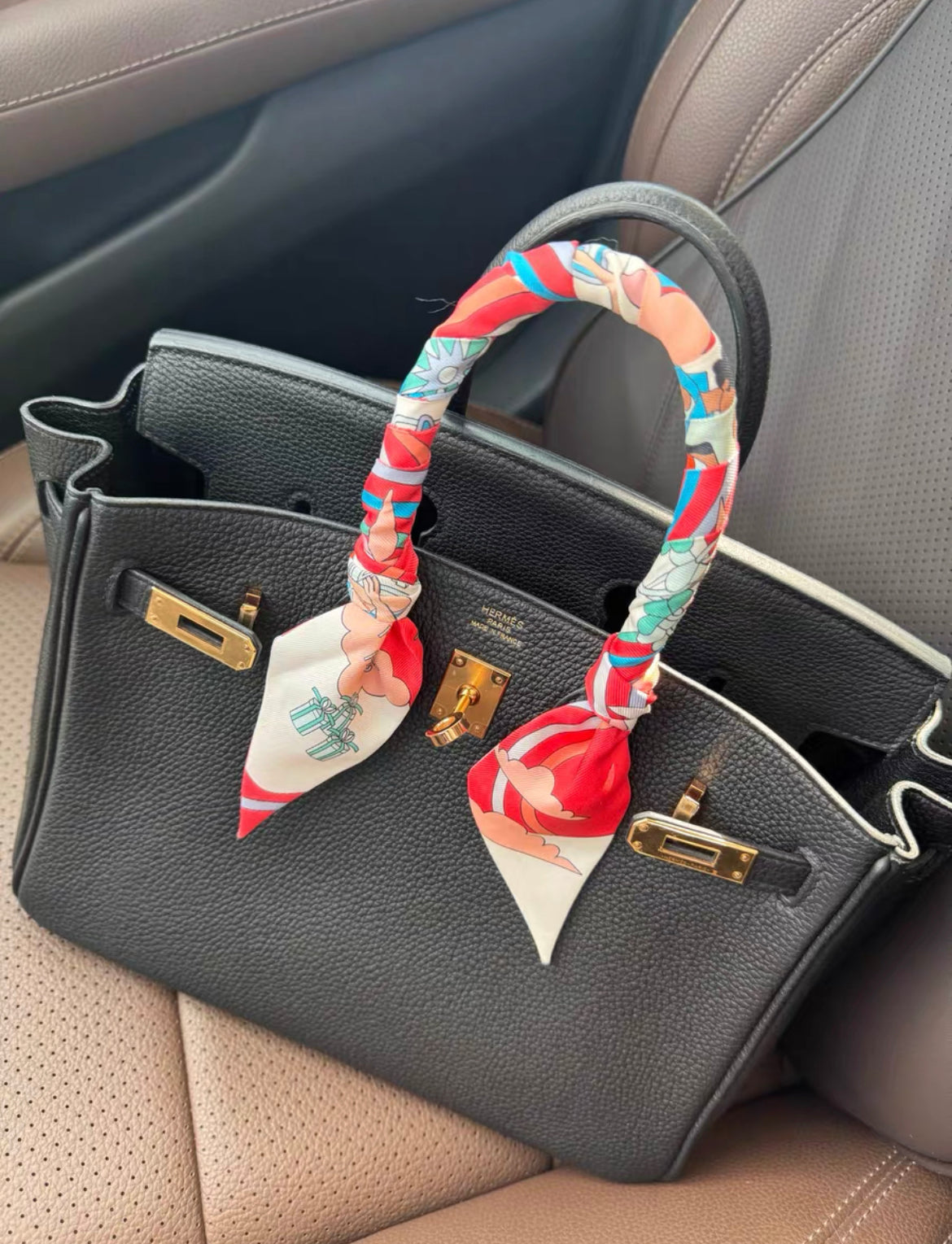 Hermès Birkin 25 Black Togo Leather Gold Hardware