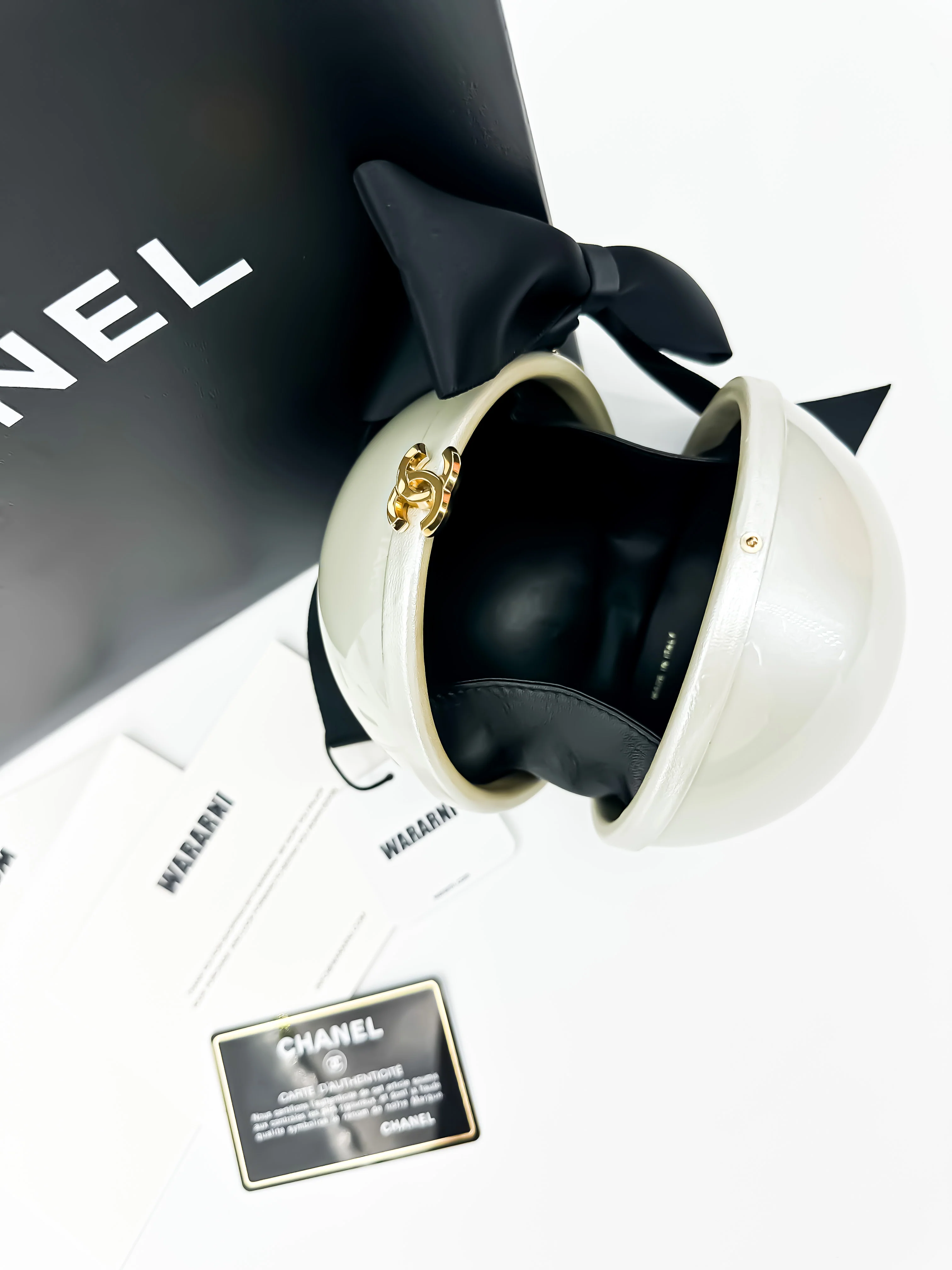 Chanel 2005 Pearl Minaudière – First Edition Sphere Clutch