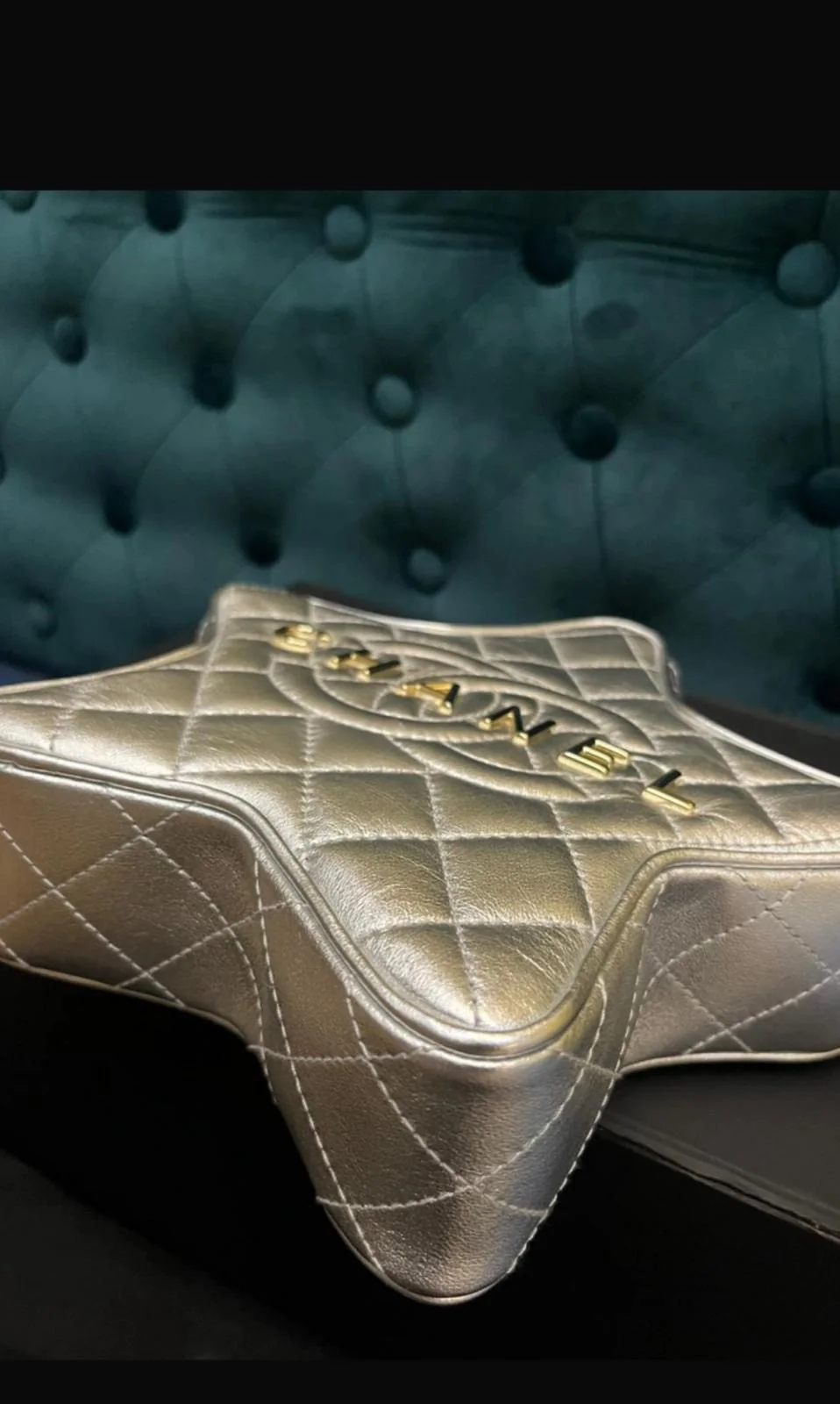 CHANEL 24C STAR BAG LAMBSKIN Gold Hardware