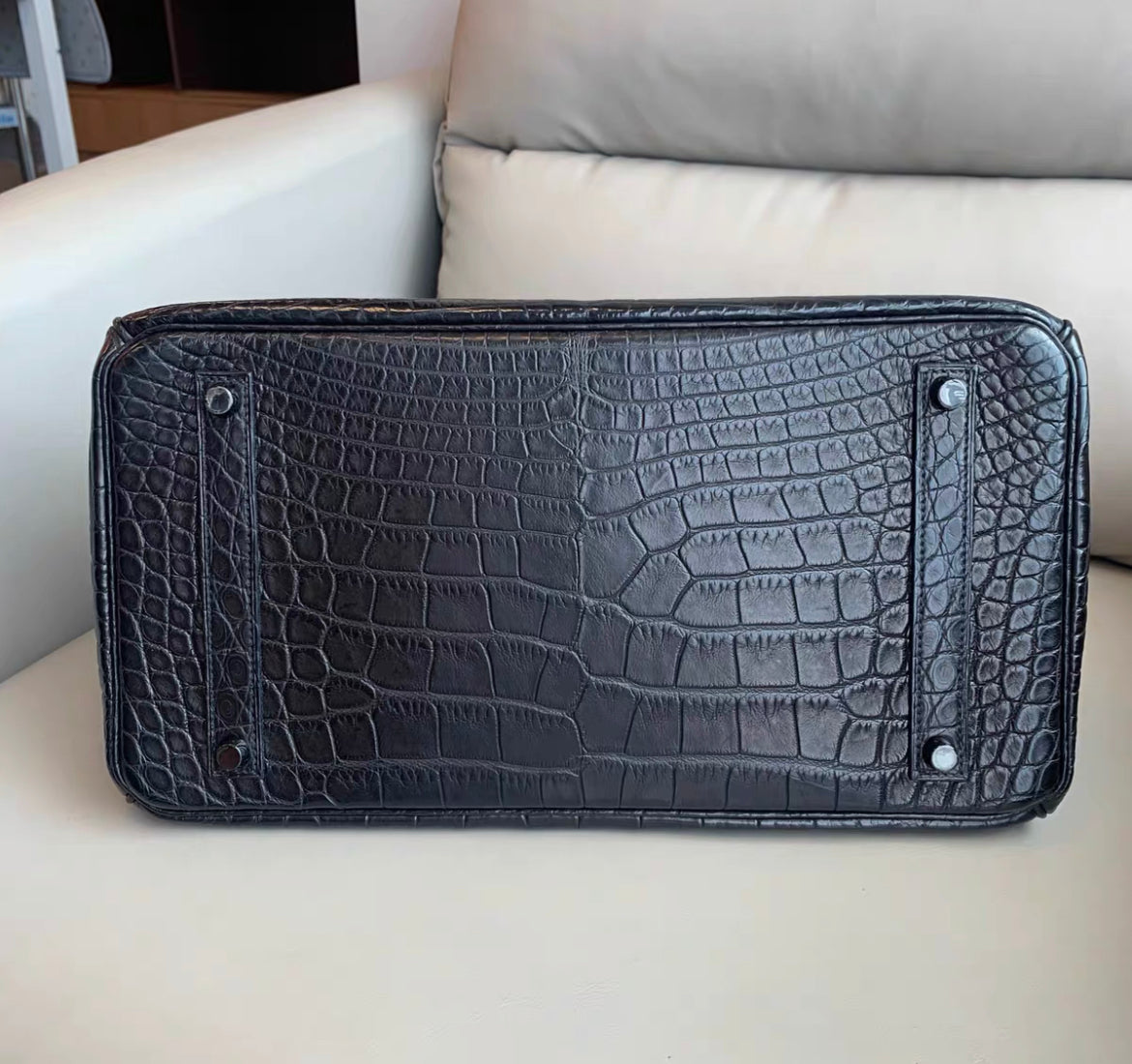 Hermès Birkin 35 SO BLACK Matte Alligator Black PVD Hardware