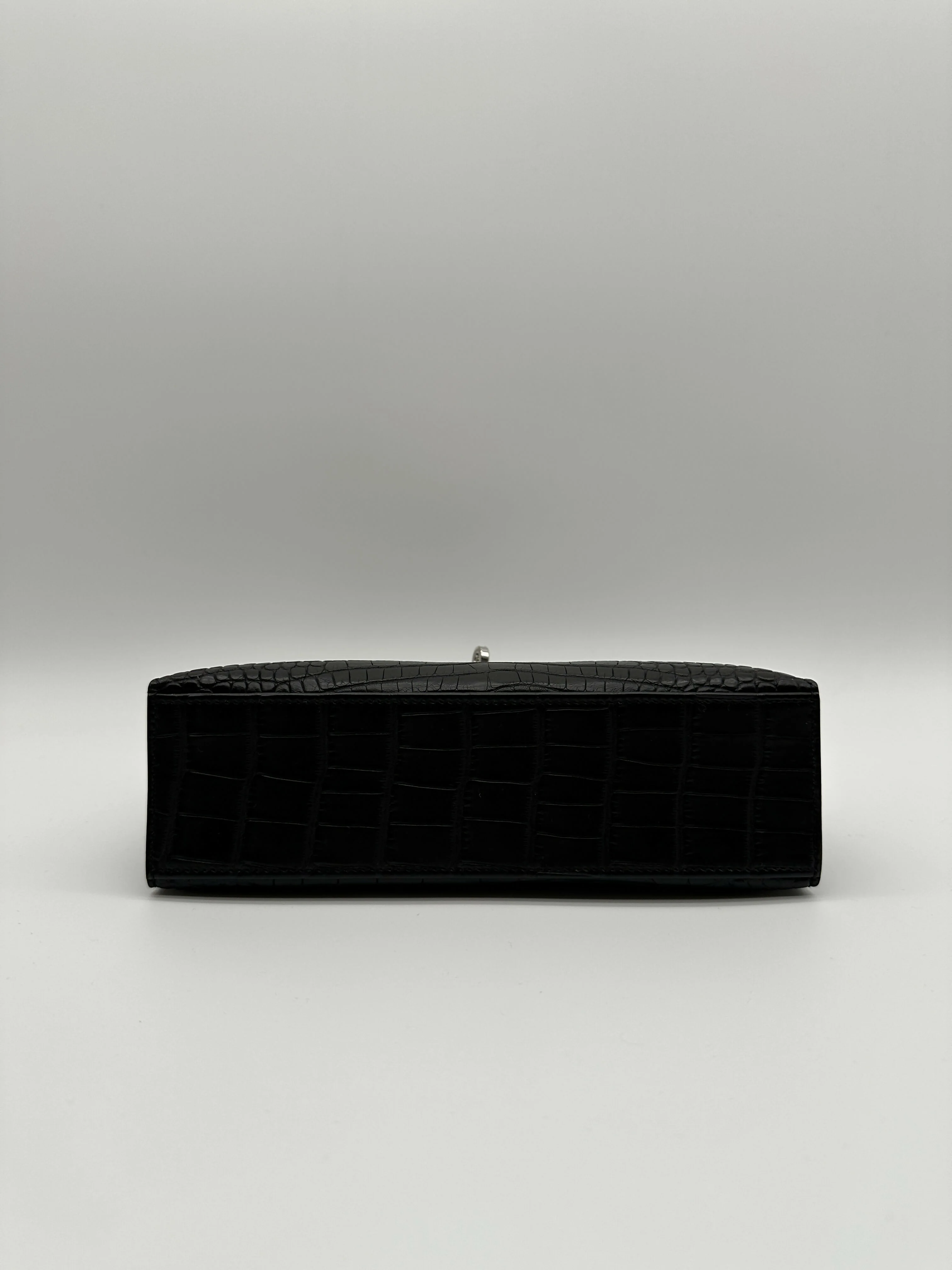 Hermès Kelly Pochette Black Matte PHW K 2025