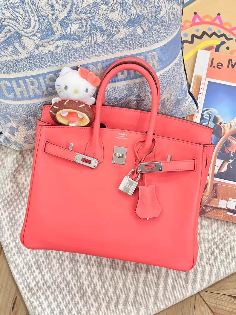 Hermès Birkin 25 Jaipur pink T5 Swift leather palladium hardware
