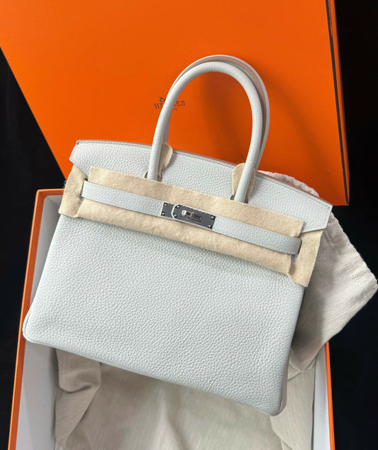 Hermès Birkin 30 Gris Perle Togo with Palladium Hardware