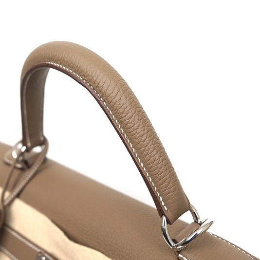 Hermes Etoupe Voyage Kelly 50 Bag