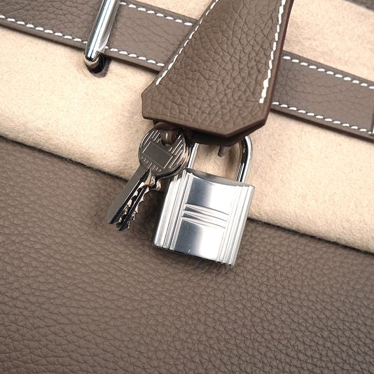 Hermes Etoupe Voyage Kelly 50 Bag