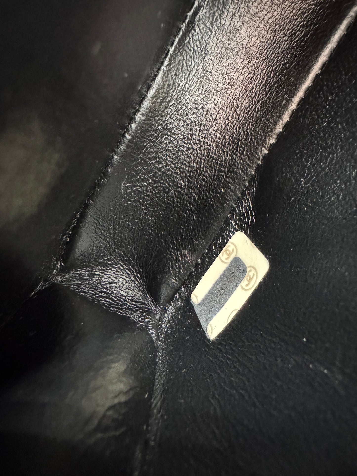 Chanel vintage Black velvet mini square flap bag with gold hardware