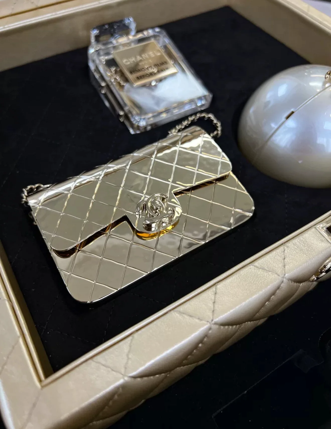 Chanel 22P “Success Story” Set of 3 Mini Minaudières — Limited Edition Collector’s Set