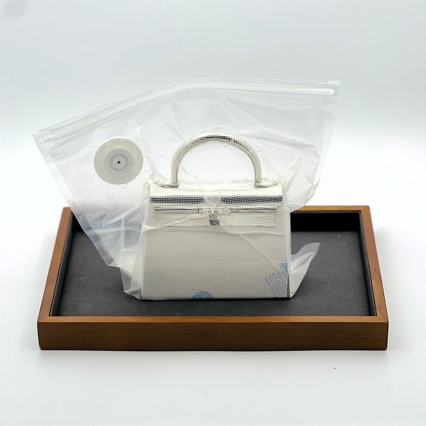 Ultra-Rare Hermes Kelly 15 Bag Sterling Silver Vintage Limited Edition Chaine D’Ancre Strap
