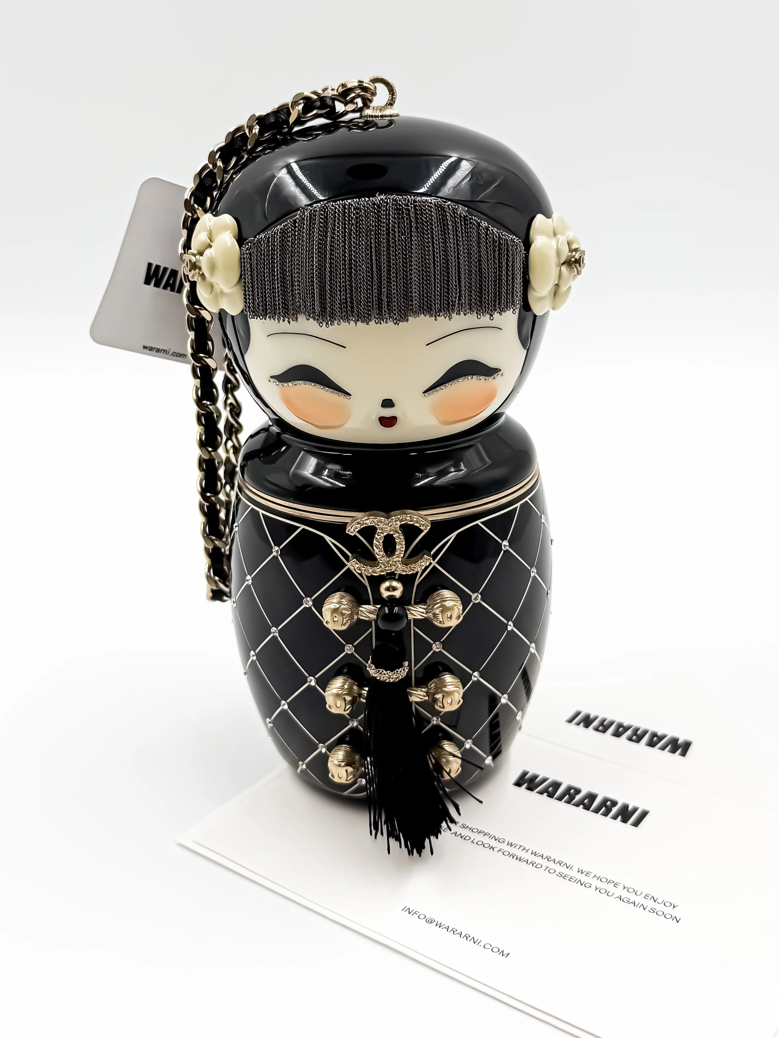 Rare Chanel China Shanghai Doll Minaudière — Paris–Shanghai Métiers d’Art 2010/Pre-Fall Limited Edition