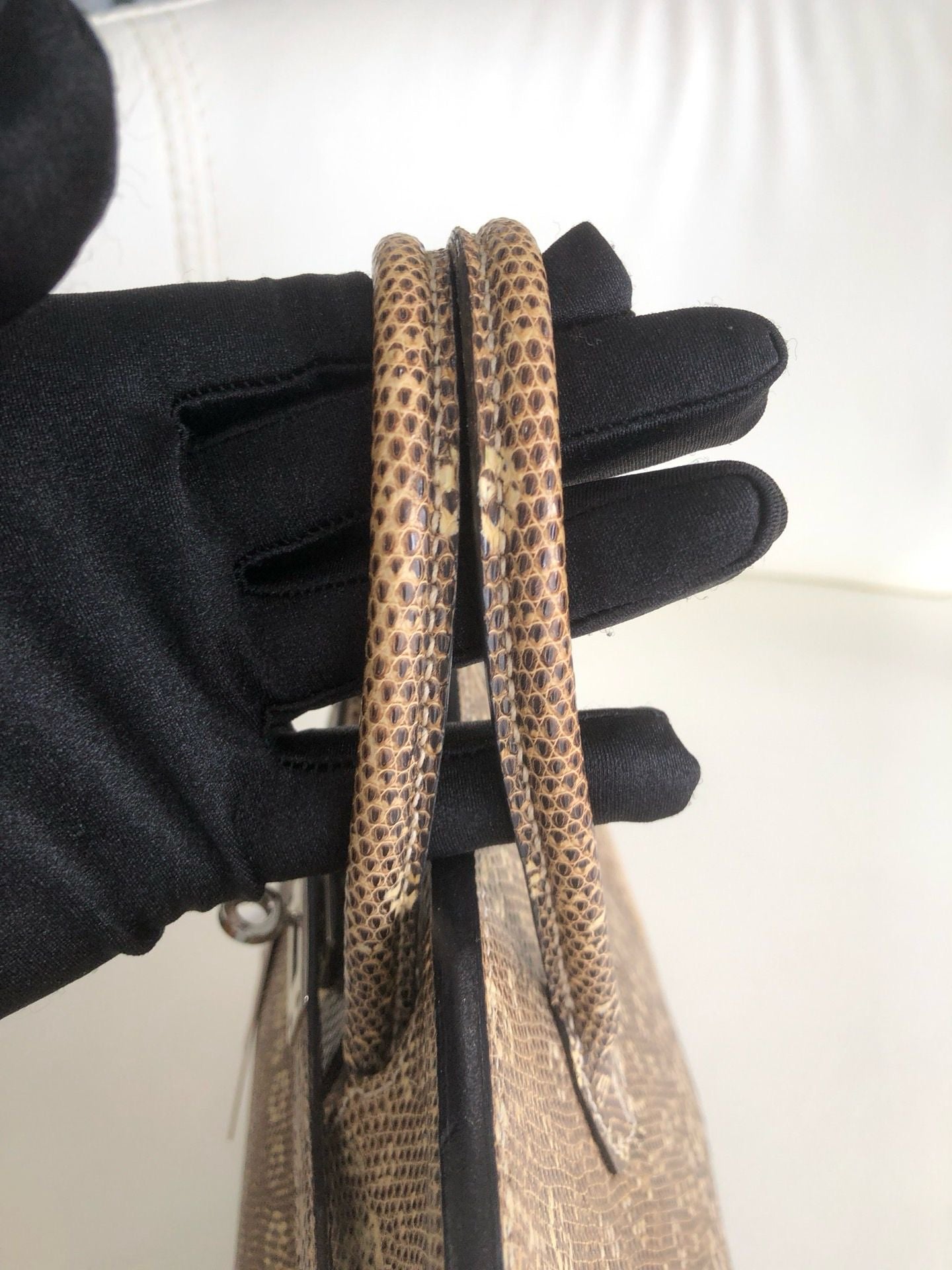 Hermès Birkin 25 Ombre Varanus Salvator Lizard Palladium Hardware