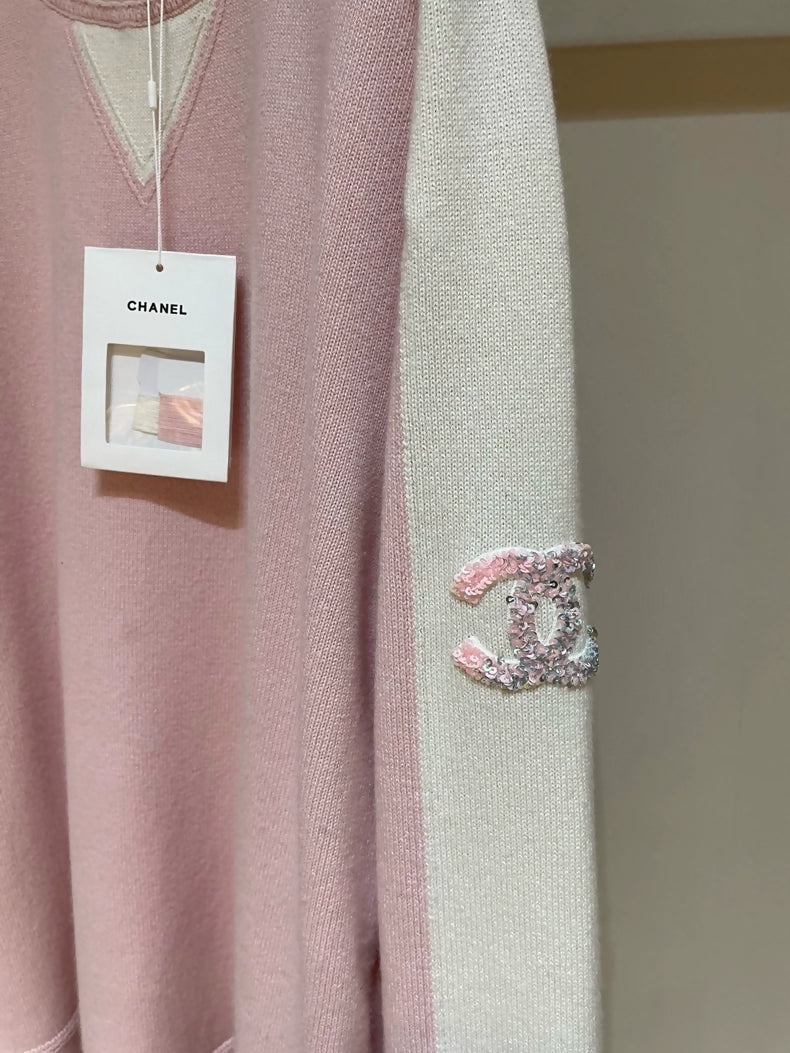 Chanel 24SS Pink Knit seater Dress
