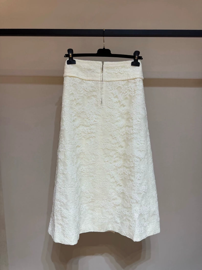 Chanel 20C lace skirt