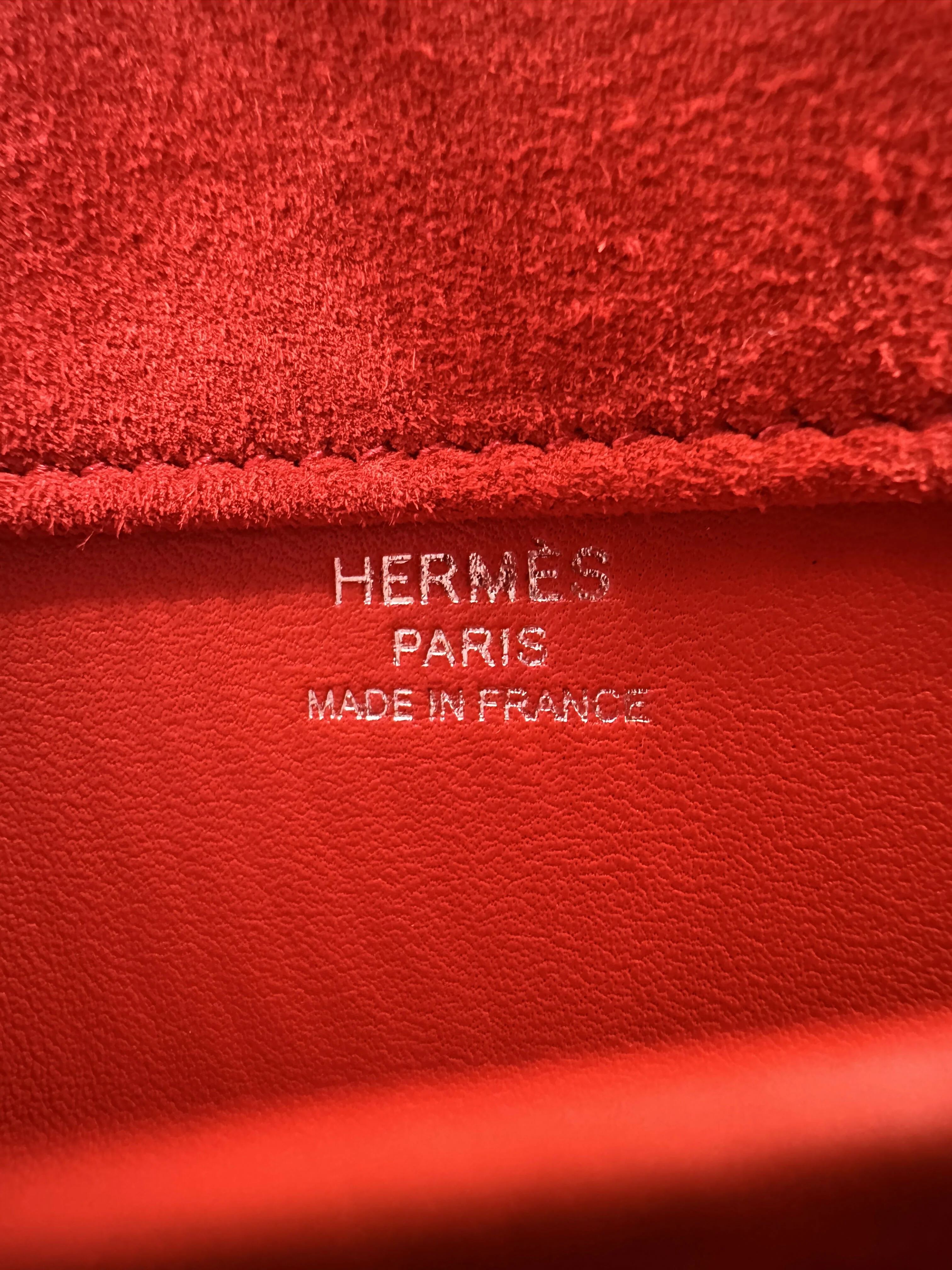 Hermès Kelly Elan Doblis Capucine Suede PHW W 2025