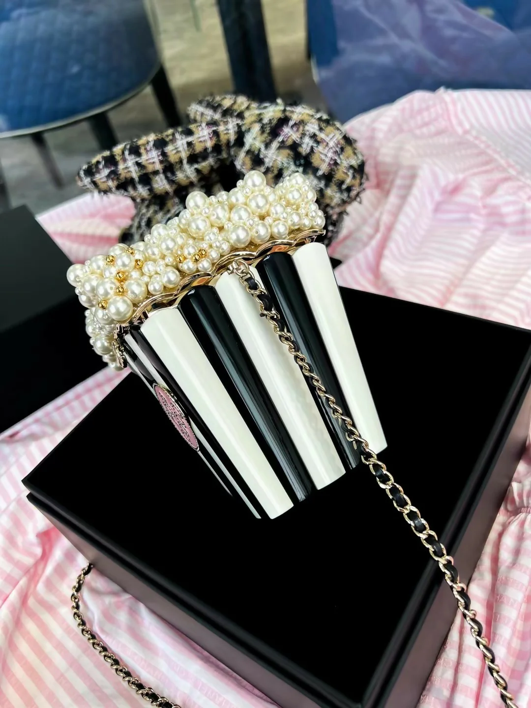 Chanel 2024 popcorn minaudière bag