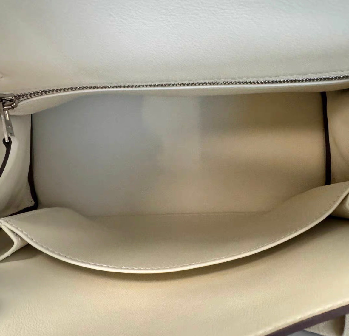Hermes Kelly 25 Swift Nata In Out handbag