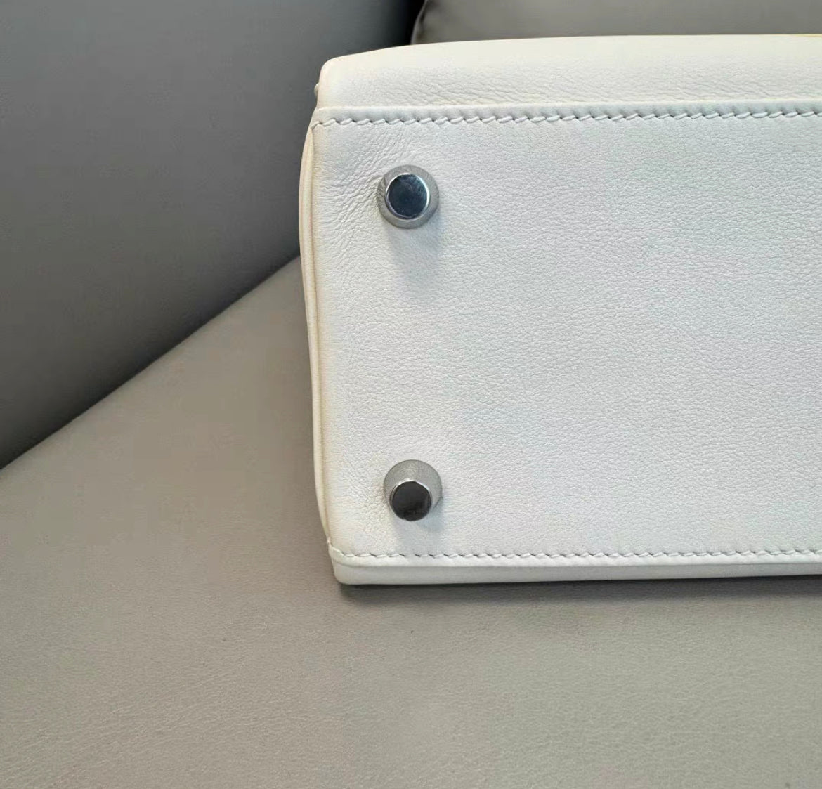 Hermes Kelly 25 Swift Nata In  Out handbag