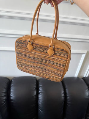 Hermès biscuits lambskin, plum 28