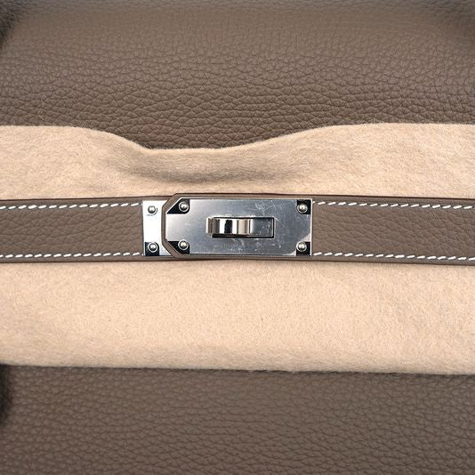 Hermes Etoupe Voyage Kelly 50 Bag