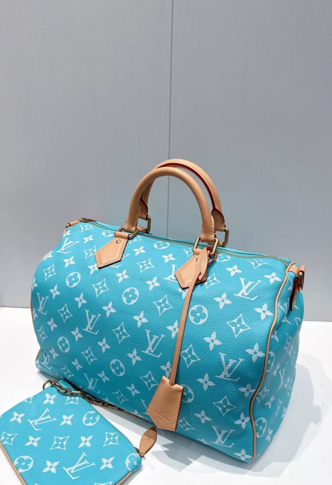 Louis Vuitton Speedy P9 Bandoulière 40 Turquoise