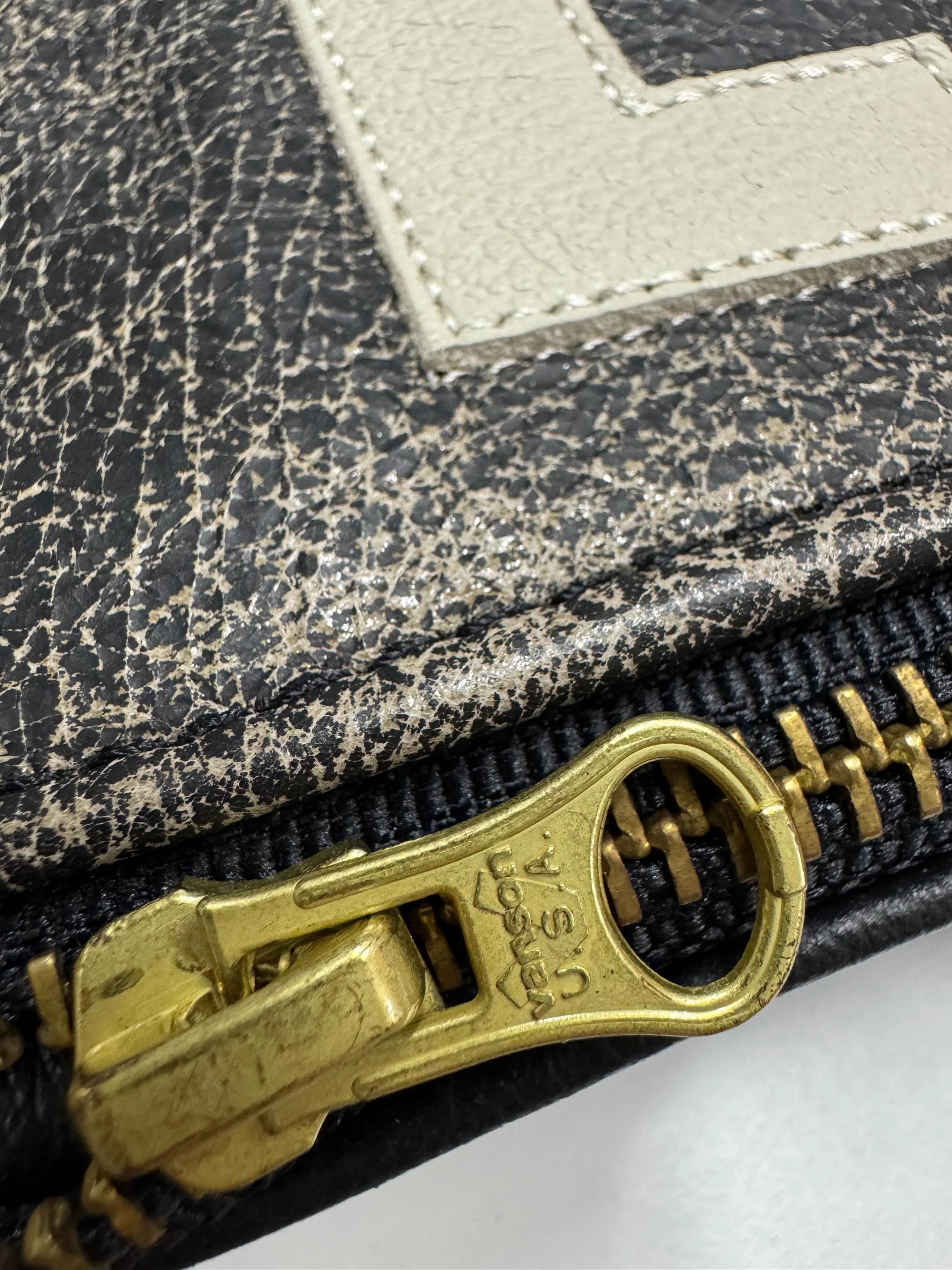 Aimé Leon Dore/ Vanson distressed Leather Moto Jacket - size M