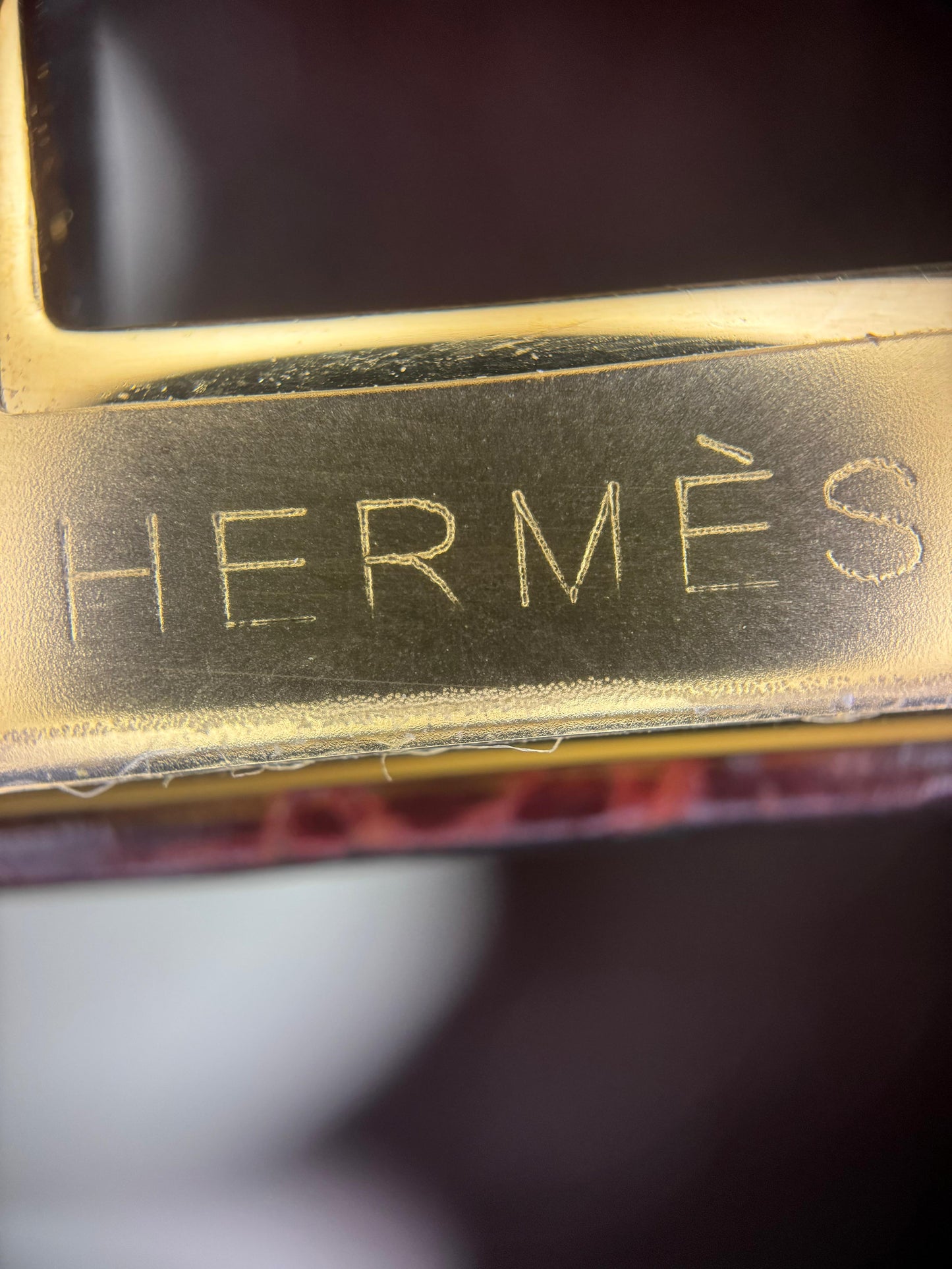 Hermes Birkin 25 Rouge Bordeaux Burgundy shiny crocodile leather gold hardware
