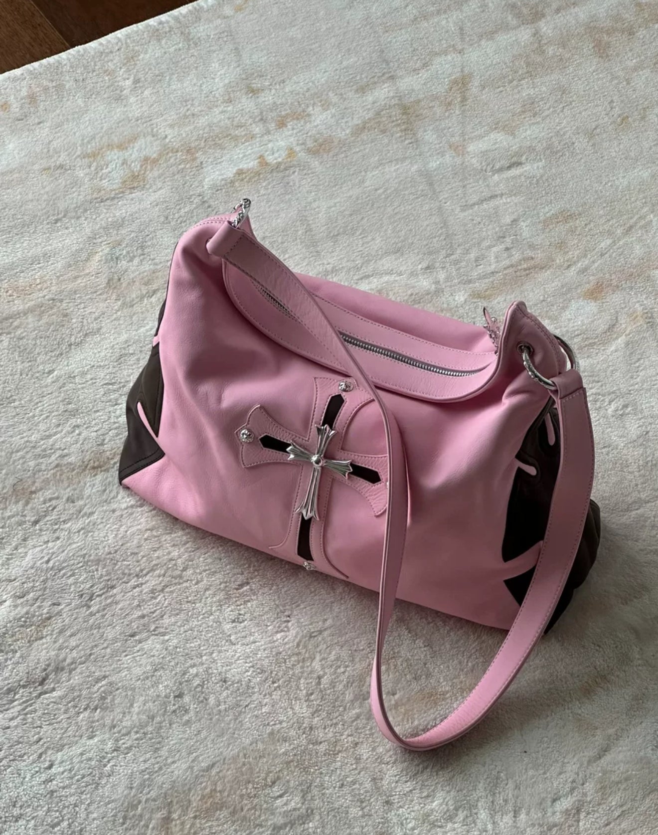 Chrome Hearts Pink Chocolate Lyon Bag