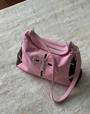 Chrome Hearts Pink Chocolate Lyon Bag