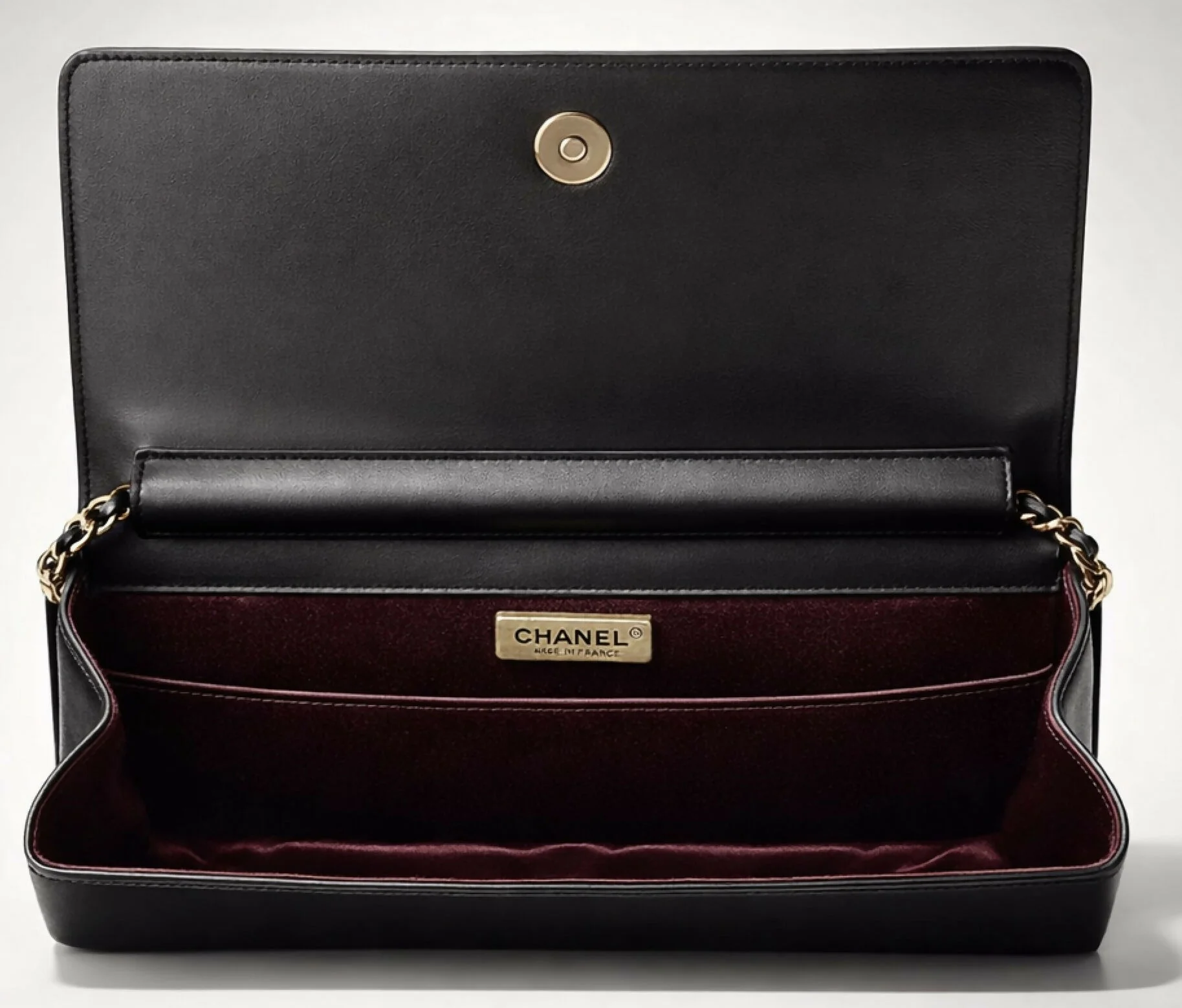 Chanel 11A Byzance Black Jewel Clutch Minaudière Handbag