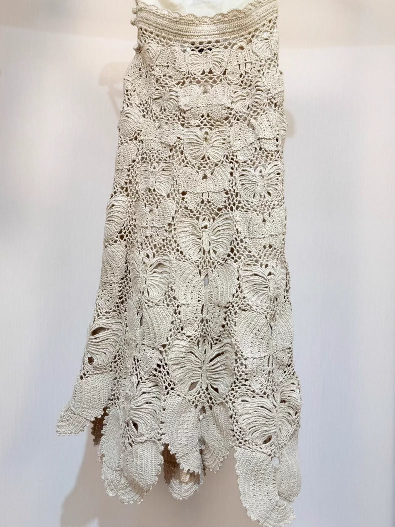 Dior 24 Crocheted top  skirt Set