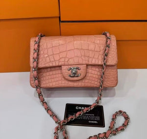Chanel matte Alligator mini Flap Bag