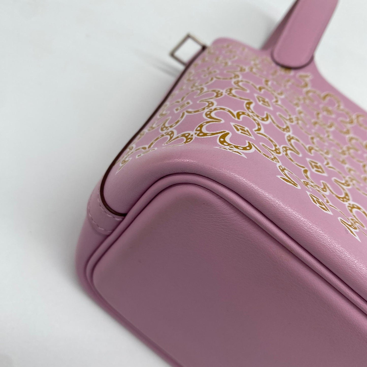 HERMÈS LUCKY DAISY MICRO PICOTIN 14, SWIFT, MAUVE SYLVESTRE