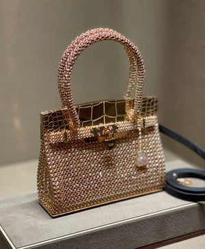 Hermès Sac Bijou Birkin — Solid 18K Rose Gold