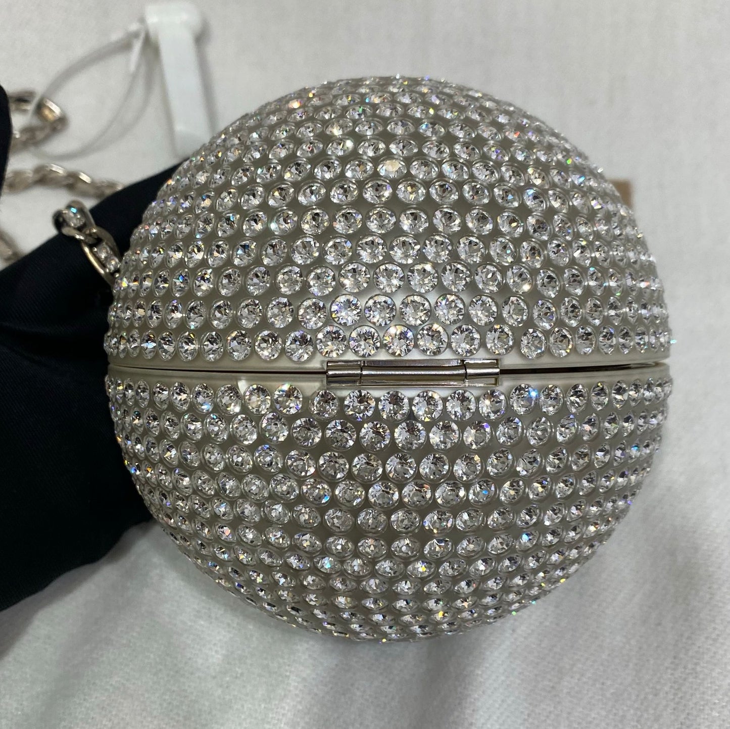 Chanel Runway Round Crystal Ball evening bag