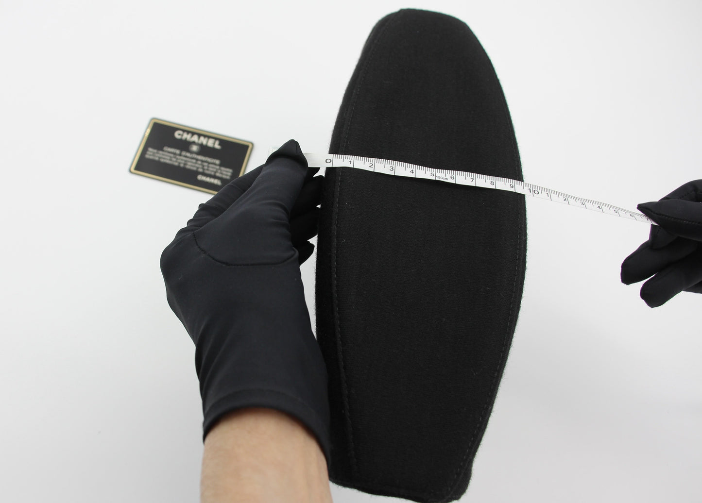 Chanel vintage black clutch with silver hardware handle