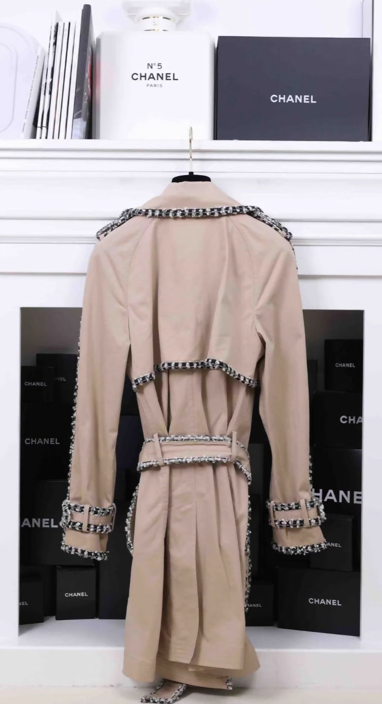 Chanel trench coat jacket