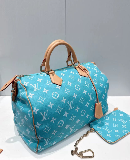 Louis Vuitton Speedy P9 Bandoulière 40 Turquoise