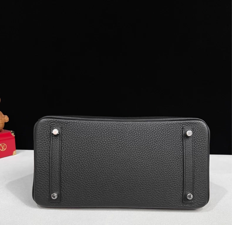 Hermes Birkin 30 Black togo leather palladium hardware