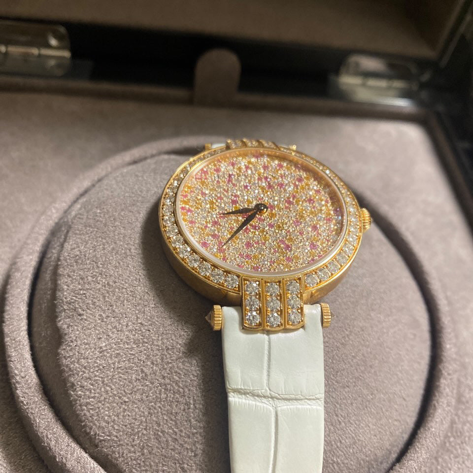 Harry Winston Premier Blooming Snow 36mm 18K Gold