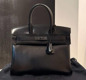 Hermes Birkin 30 so black