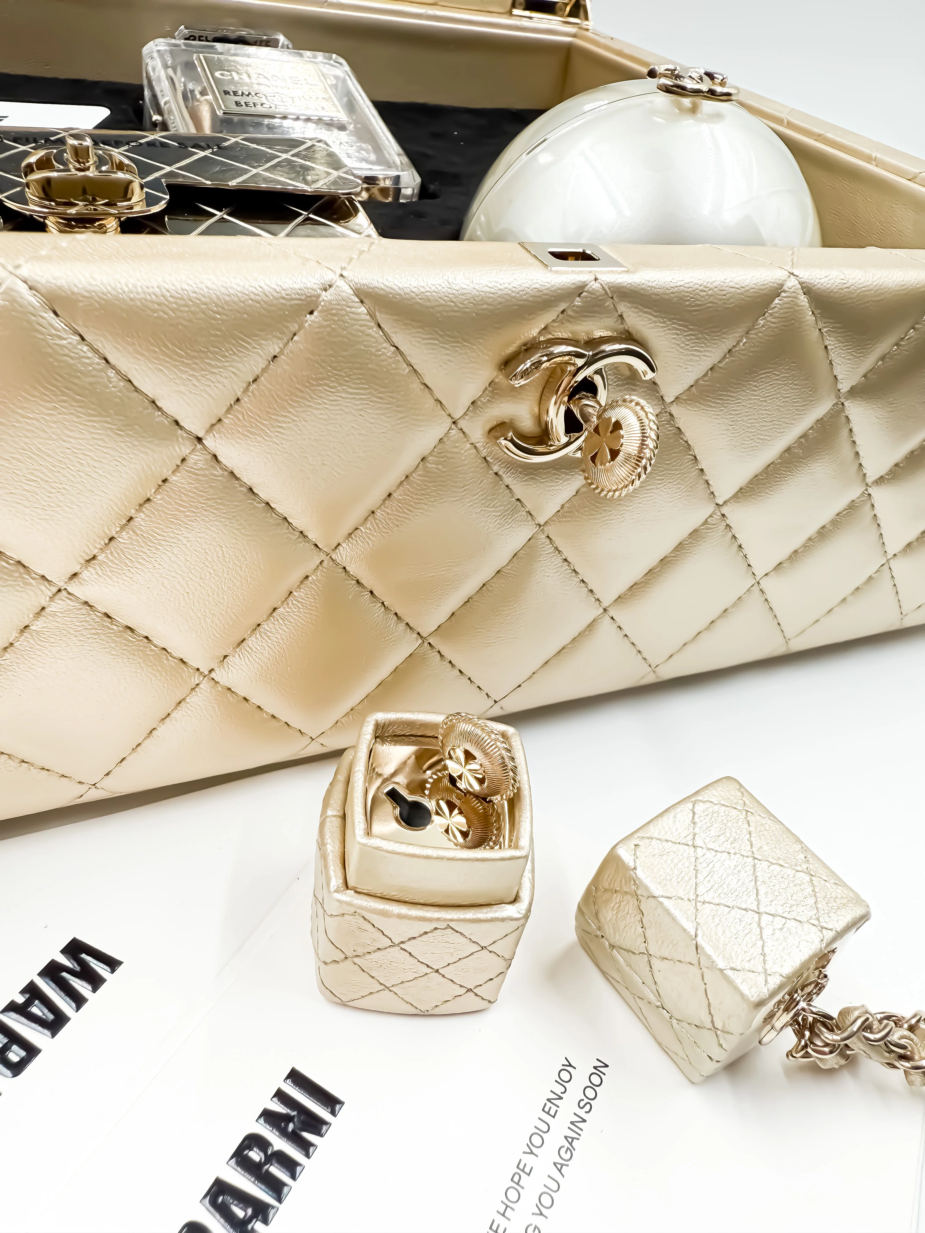 Chanel 22P “Success Story” Set of 3 Mini Minaudières — Limited Edition Collector’s Set