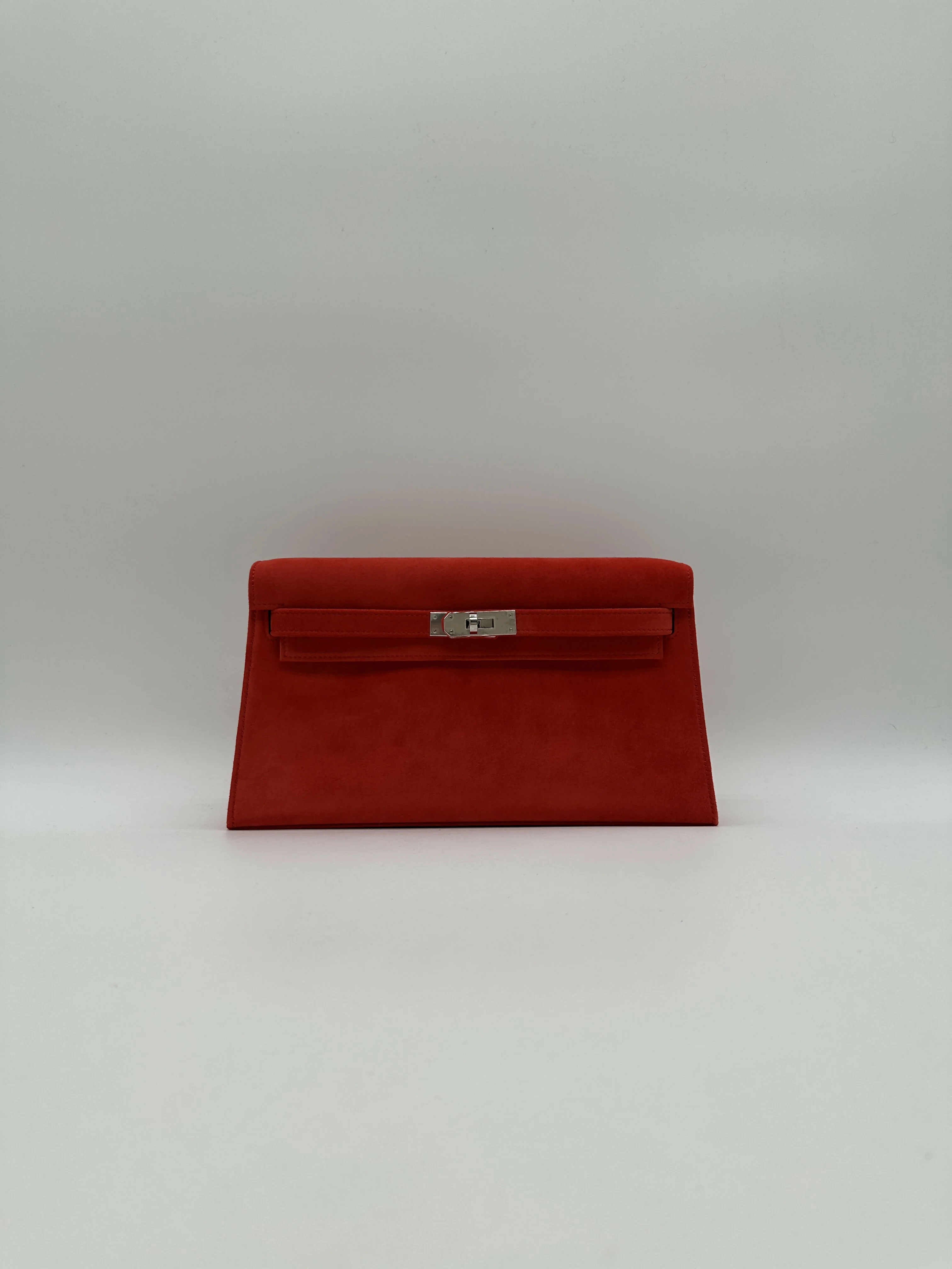 Hermès Kelly Elan Doblis Capucine Suede PHW W 2025