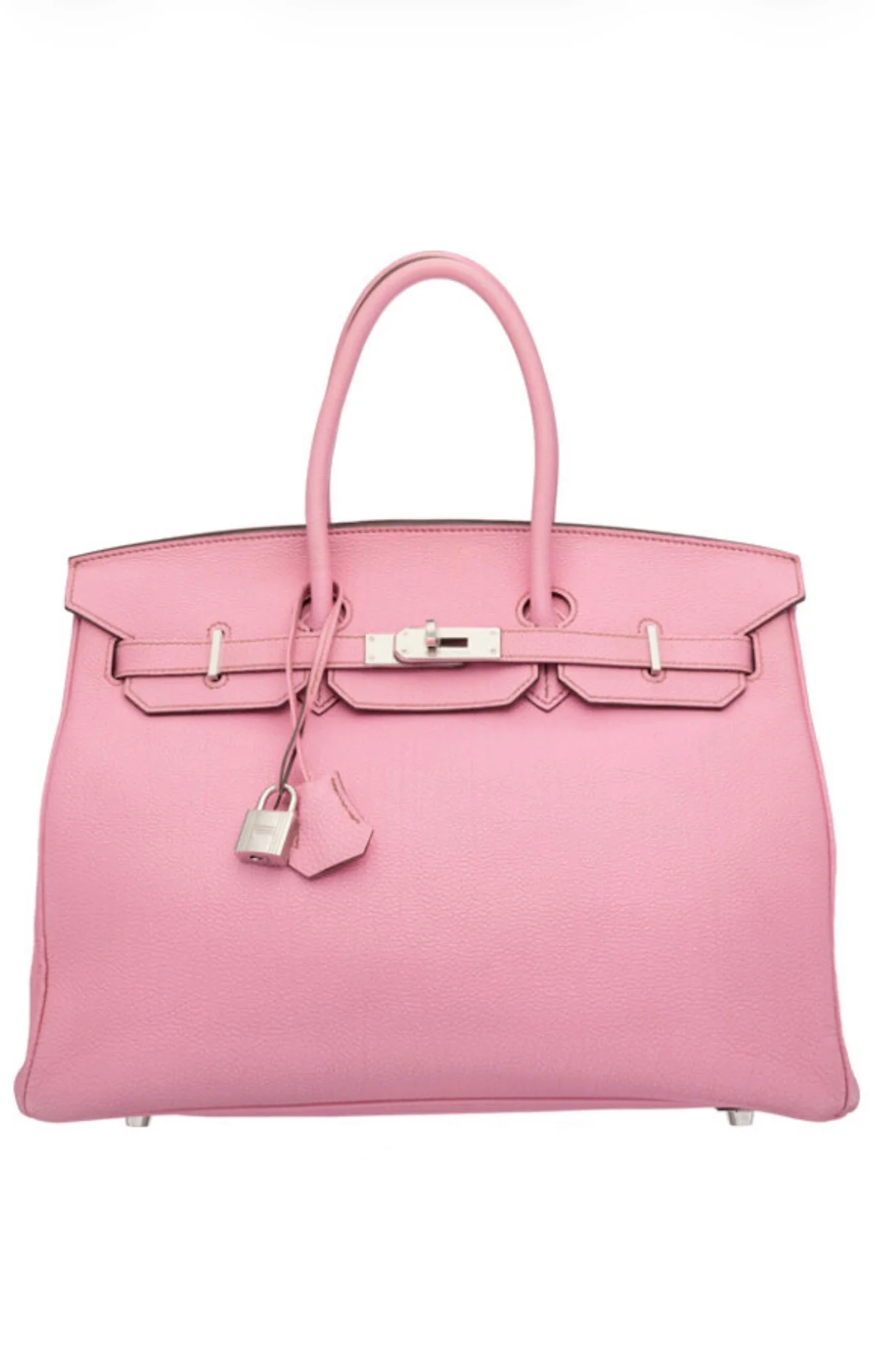 Rare** Hermès Birkin 35 5P Bubblegum Pink Togo Leather Palladium Hardware