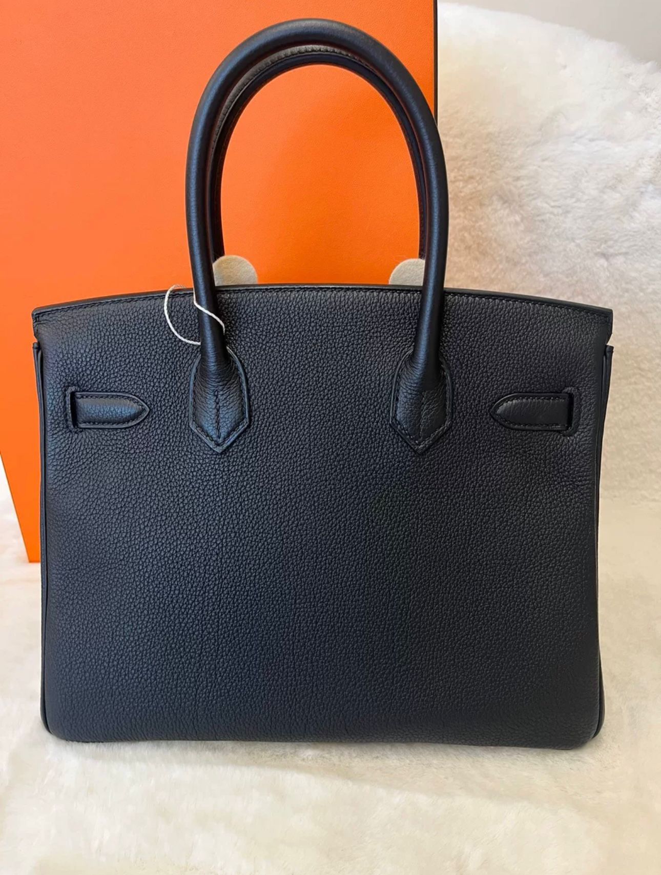 Hermes Birkin 30 Black Togo Leather Gold Hardware 2023